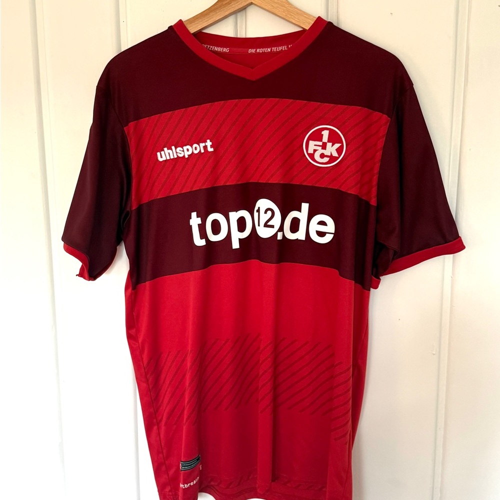 1. FC Kaiserslautern 2016-17 Home Soccer, Football Jersey by Uhlsport